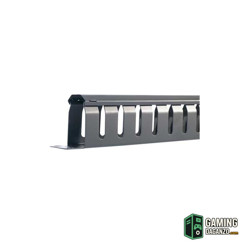 2LAN Panel Pasacables Tapa 19" 1U Metal-Accesorios Redes-1 Gamingdaganzo.com