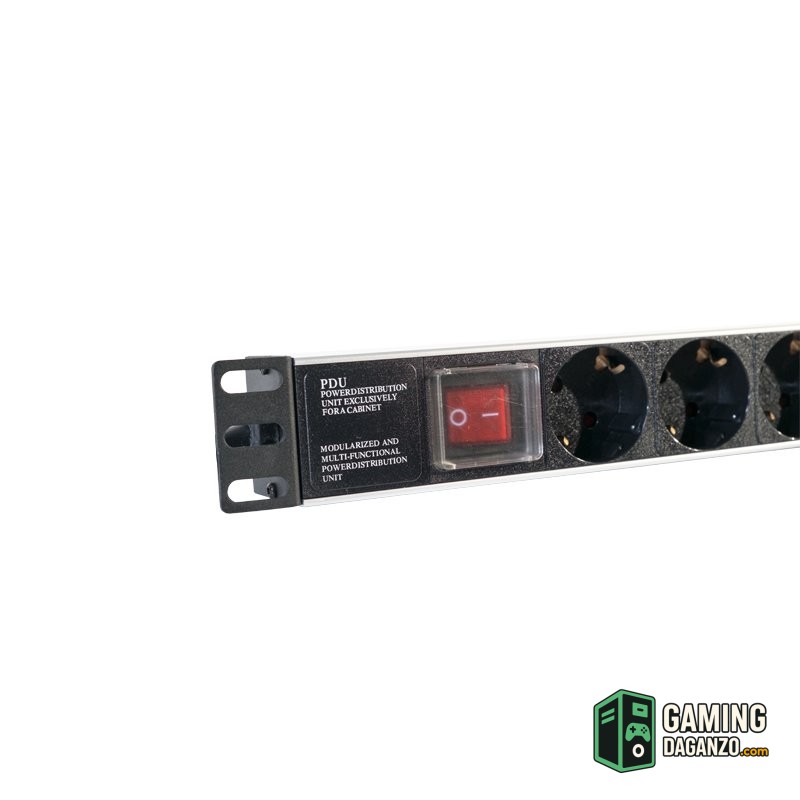 2LAN Regleta 19" 8 Schukos Interruptor-Accesorios Redes-1 Gamingdaganzo.com