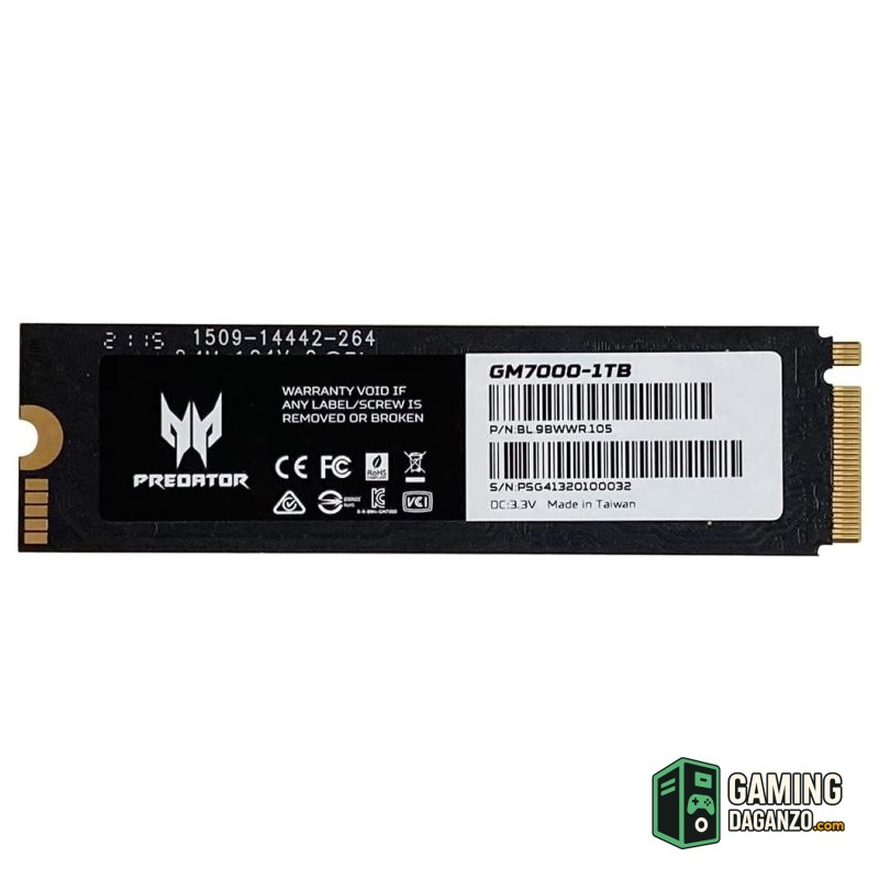 ACER PREDATOR SSD GM-7000 1Tb PCIe NVMe Gen4-Almacenamiento interno-1 Gamingdaganzo.com