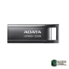 ADATA Lapiz USB UR340 32GB USB 3.2 Metal Black-Almacenamiento externo Gamingdaganzo.com