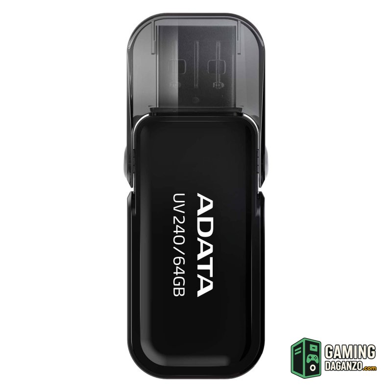 ADATA Lapiz Usb UV240 64GB USB 2.0 Negro-Almacenamiento externo-1 Gamingdaganzo.com