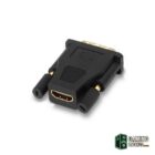 Aisens Adaptador DVI 24+1/M a HDMI A/H oro negro-Accesorios Imagen y Sonido-1 Gamingdaganzo.com