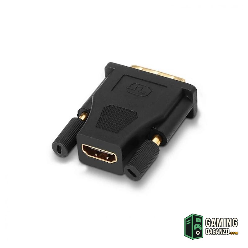 Aisens Adaptador DVI 24+1/M a HDMI A/H oro negro-Accesorios Imagen y Sonido-1 Gamingdaganzo.com