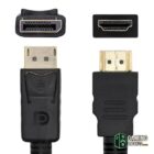 Aisens Cable Conversor Displayport/M-HDMI/M, 2.0m-Accesorios Imagen y Sonido-1 Gamingdaganzo.com
