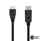 Aisens Cable Conversor Displayport/M-HDMI/M, 2.0m-Accesorios Imagen y Sonido Gamingdaganzo.com