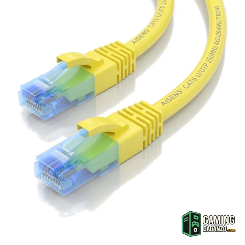 Aisens Cable RJ45 CAT.6 UTP AWG26 CCA Amari 1.0m-Accesorios Redes-1 Gamingdaganzo.com