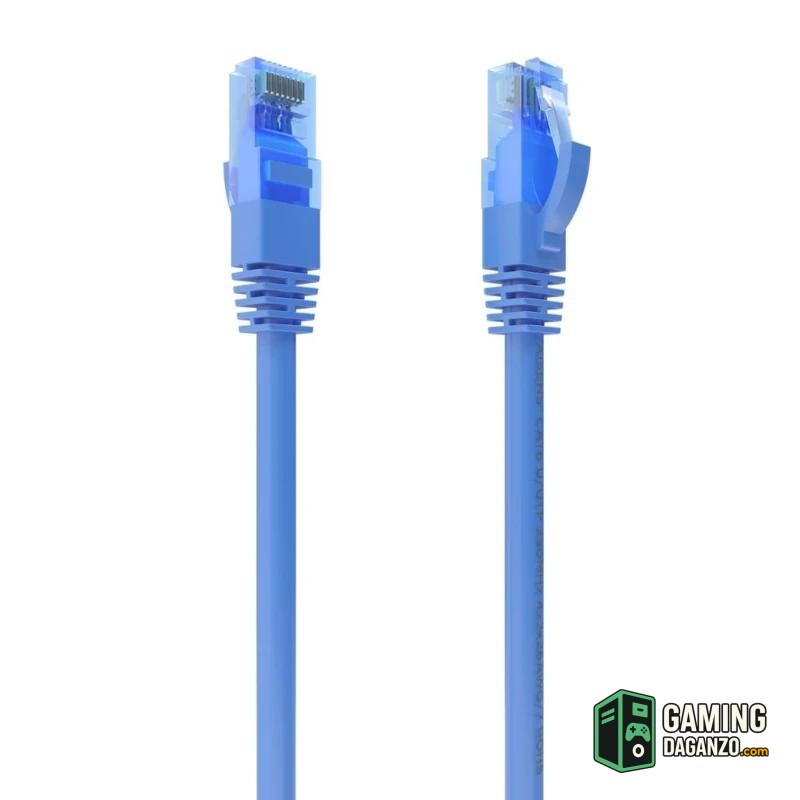 Aisens Cable RJ45 CAT.6 UTP AWG26 CCA Azul 0.5m-Accesorios Redes-1 Gamingdaganzo.com