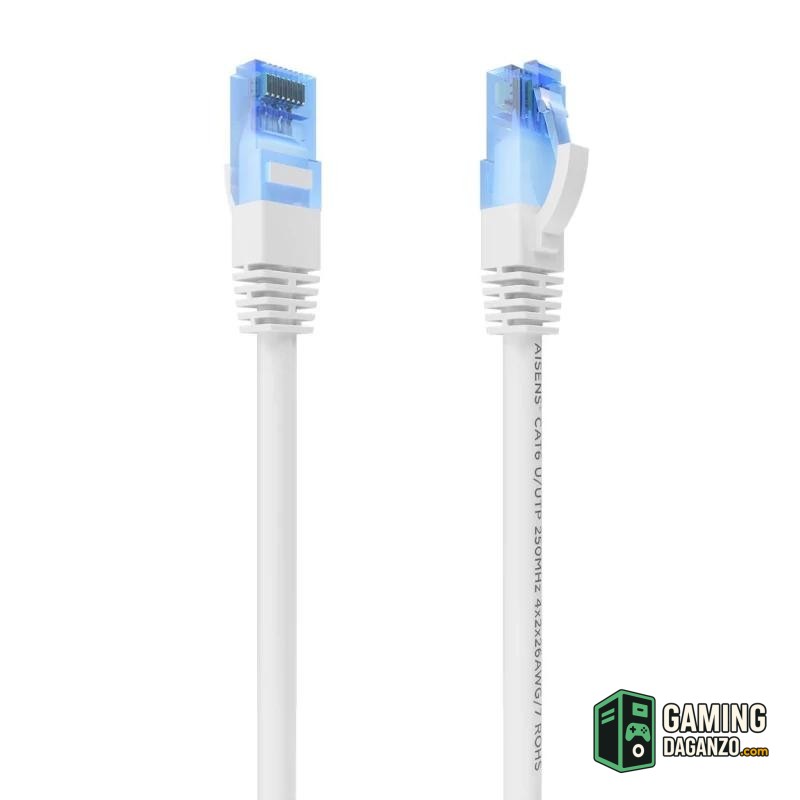 Aisens Cable RJ45 CAT.6 UTP AWG26 CCA Blanco 5.0-Accesorios Redes-1 Gamingdaganzo.com