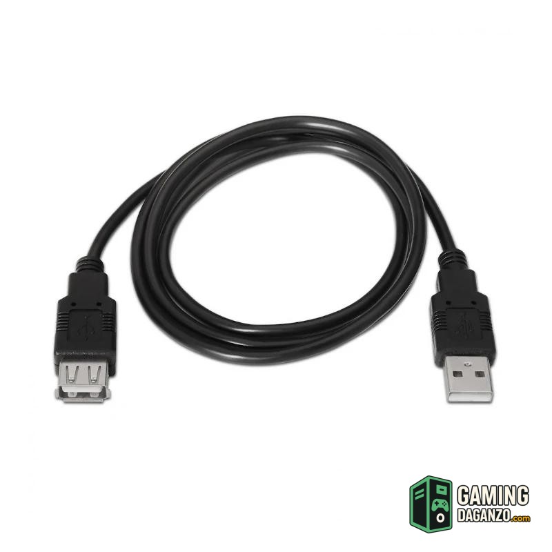 Aisens Cable USB 2.0 Tipo A/M-A/H negro 1.8m-Accesorios PC y TPV-1 Gamingdaganzo.com