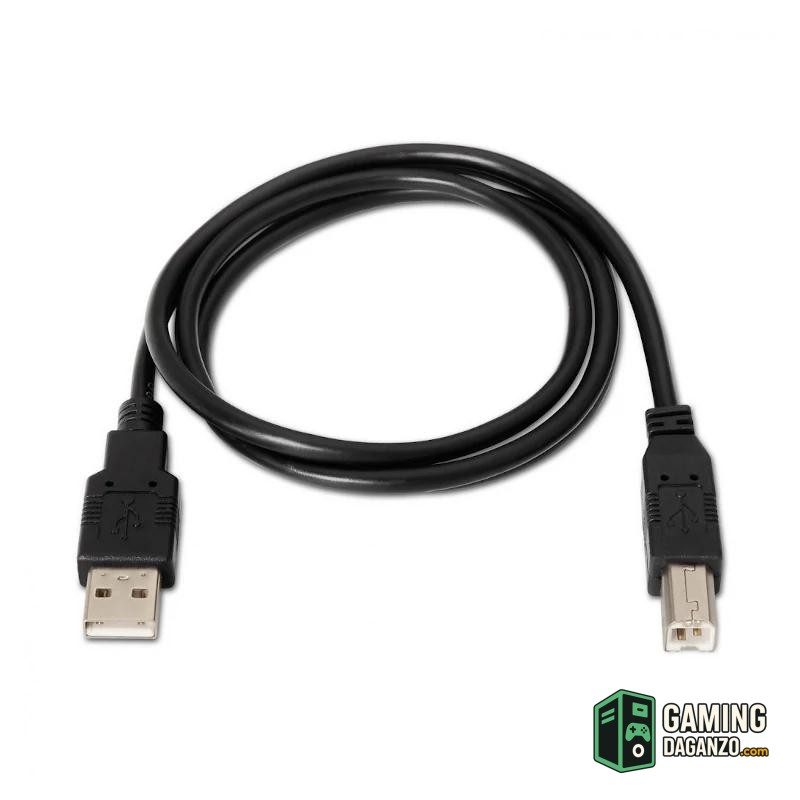 Aisens Cable USB 2.0 tipo A/M-B/M 1.8m-Accesorios Impresora/Escaner-1 Gamingdaganzo.com