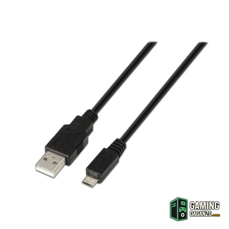 Aisens Cable USB 2.0 tipo A/M-Micro B/M negro 1.8m-Accesorios PC y TPV-1 Gamingdaganzo.com