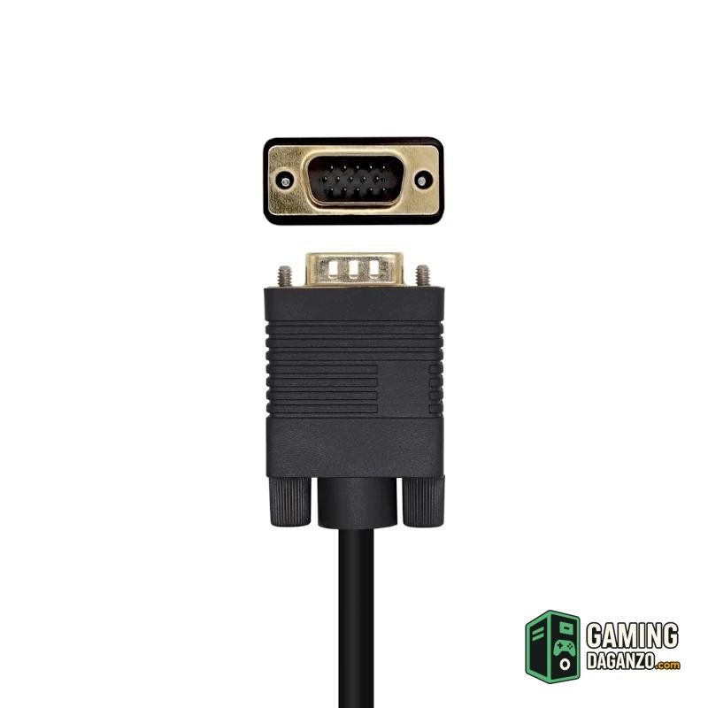 Aisens Conversor DP/M-VGA/M negro 2.0m-Accesorios Imagen y Sonido-1 Gamingdaganzo.com
