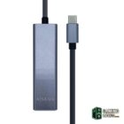 Aisens Conversor USB 3.1 Ethernet + 3 USB3.0 gris-Accesorios PC y TPV Gamingdaganzo.com