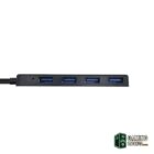 Aisens Hub USB 3.0 tipo A/M-4xtipo A/H negro 30cm-Accesorios PC y TPV-2 Gamingdaganzo.com