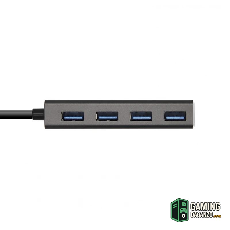 Aisens Hub USB 3.1 USB-C/M-4xTipo A/H gris, 15cm-Accesorios PC y TPV-1 Gamingdaganzo.com