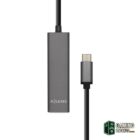 Aisens Hub USB 3.1 USB-C/M-4xTipo A/H gris, 15cm-Accesorios PC y TPV Gamingdaganzo.com