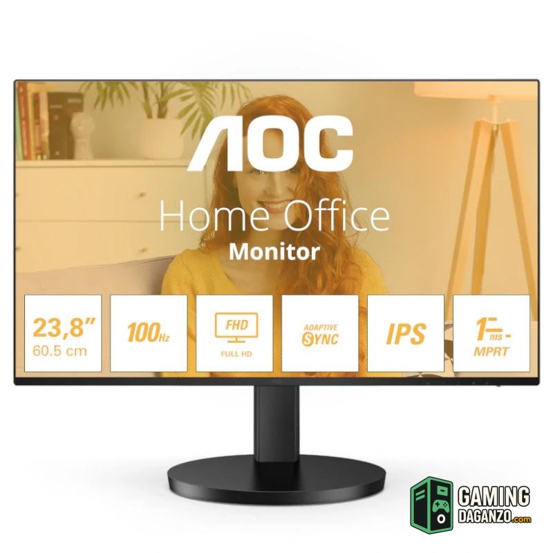 AOC 24B3HA2 Monitor 24" IPS 100hz 1ms MM-Monitores-1 Gamingdaganzo.com