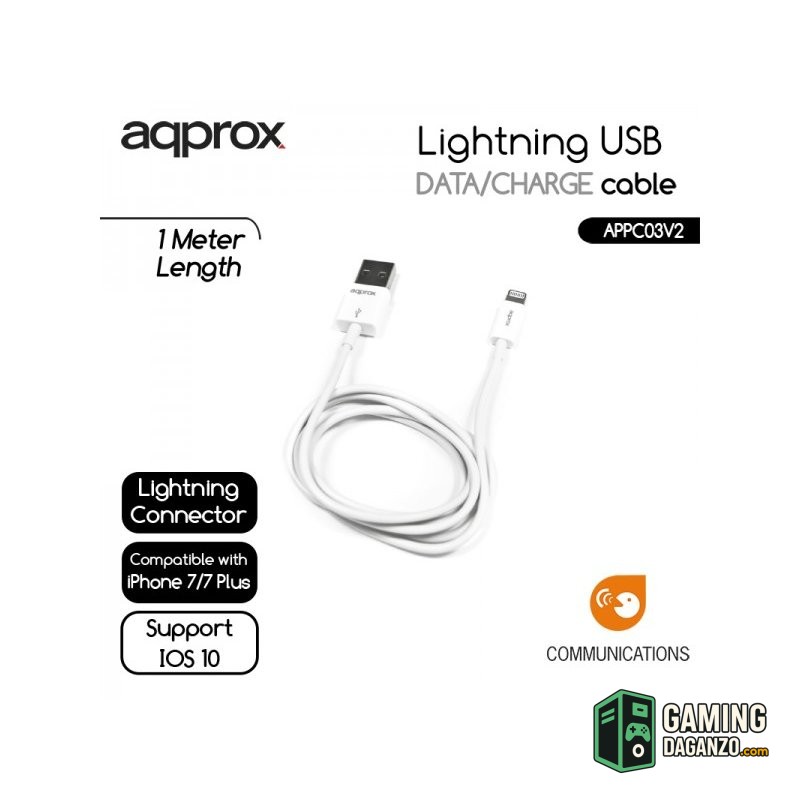 approx APPC03V2 Cable de datos/carga LIGHTNING/USB