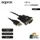 approx APPC27 Adaptador USB A SERIE DB9M 0,75 M.-Accesorios PC y TPV-2 Gamingdaganzo.com
