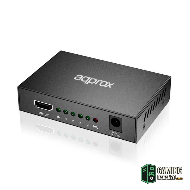 Approx Divisor 4k HDMI 4 puertos-Accesorios Imagen y Sonido-1 Gamingdaganzo.com