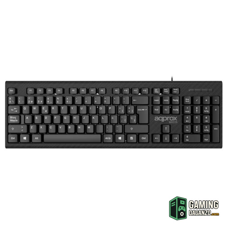 Approx Teclado con cable USB 2.0-Teclados y ratones-1 Gamingdaganzo.com