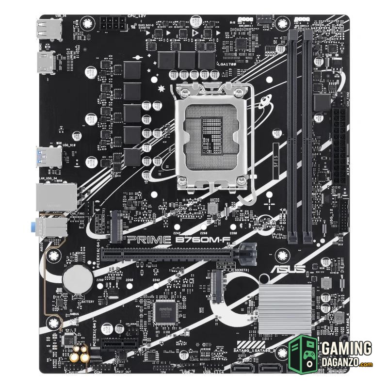 ASUS Placa Base PRIME B760M-F DDR5 mATX 1700-Placas base-1 Gamingdaganzo.com