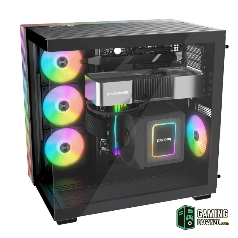 be quiet! LIGHT BASE 600 DX Black-Cajas y fuentes-1 Gamingdaganzo.com