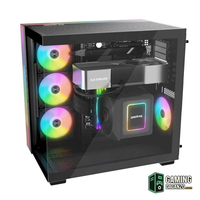 be quiet! LIGHT BASE 600 LX Black-Cajas y fuentes-1 Gamingdaganzo.com