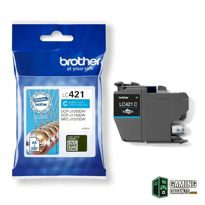 Brother Cartucho LC421C Cyan