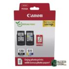 Canon Cartucho MultiPack PG-510/CL511+papel