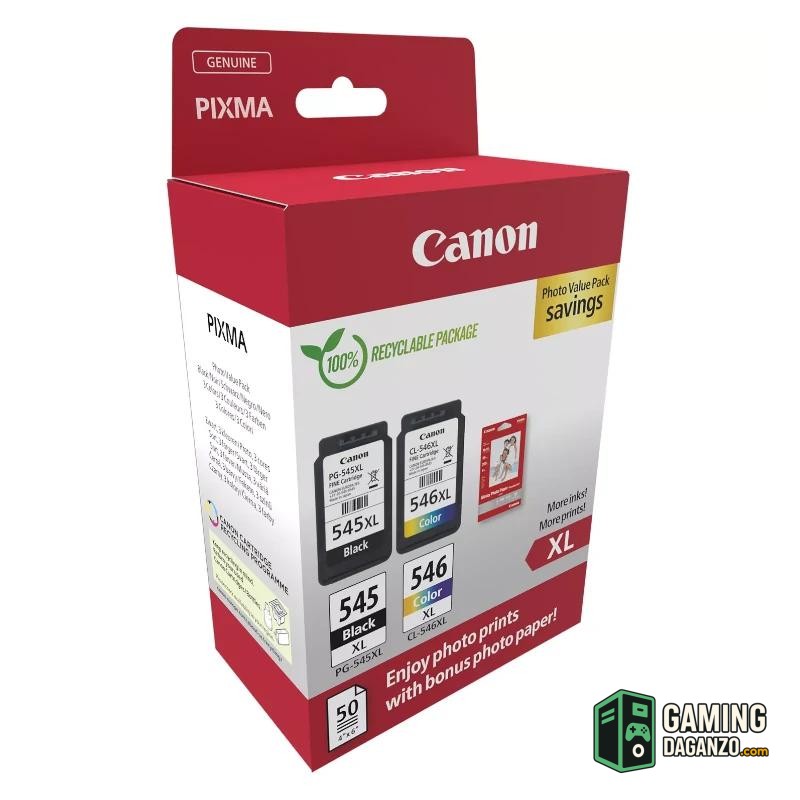 Canon Cartucho Multipack PG-545XL/CL-546XL