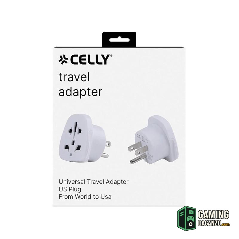 Celly Adaptador de Viaje Universal US