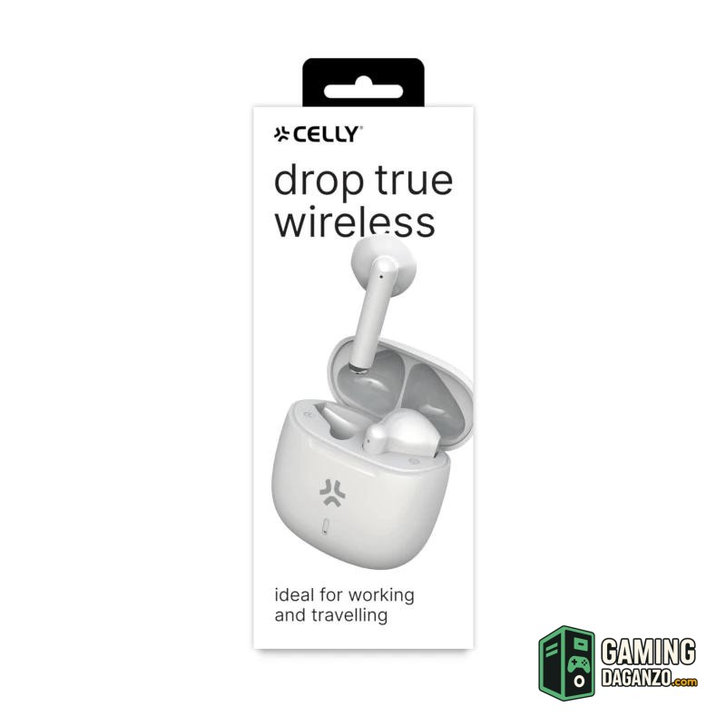 Celly Auricular True EARBUDS BUZ Blanco-Audio-1 Gamingdaganzo.com