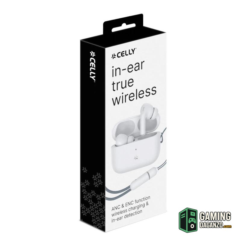 Celly Auricular TWS HARMONY ANC Blanco-Audio-1 Gamingdaganzo.com