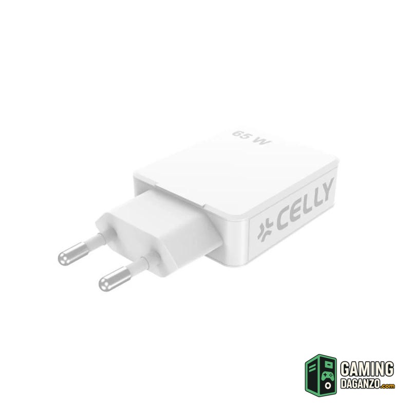 Celly Cargador  2 Usb-C 65w