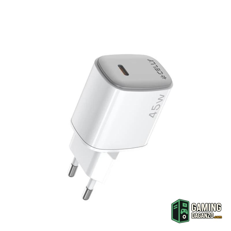 Celly Cargador  45W Usb-C + Cable Usb-C