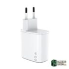 Celly Cargador Gan 1Usb 2Usb-C 65w WH