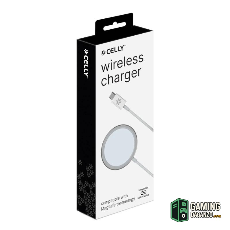 Celly Cargador MAGSAFE 15w Blanco