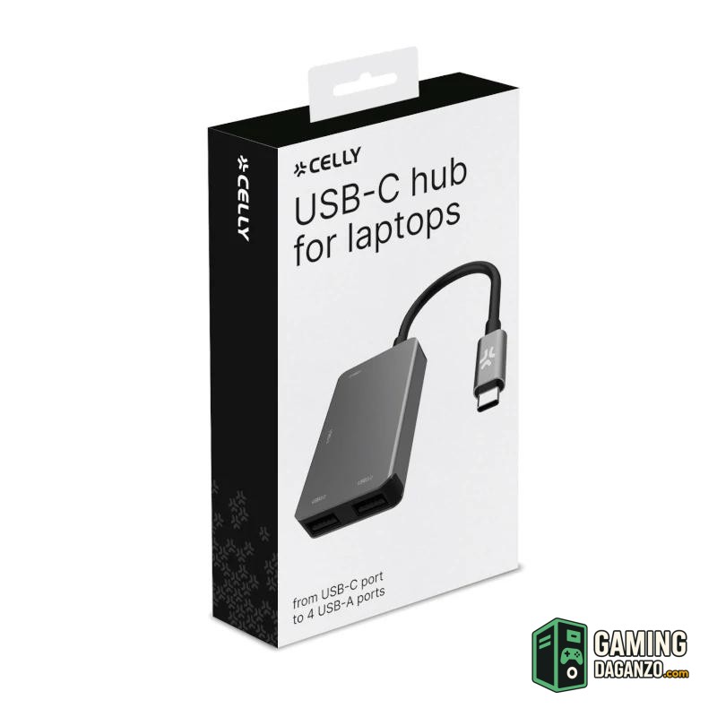 Celly HUB C A 4USB - FUNCIONALIDAD PLUG & PLAY