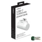 Celly Powerbank Compacta Usb-C 5000 mAh Blanca