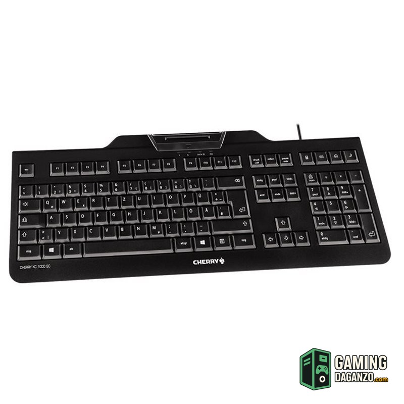 Cherry Teclado+lector chip integrado (DNIe) Negro-Teclados y ratones-1 Gamingdaganzo.com