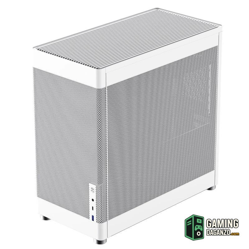 COOLBOX CAJA ATX MP1 BLANCA FULL MESH SIN FTE-Cajas y fuentes-1 Gamingdaganzo.com