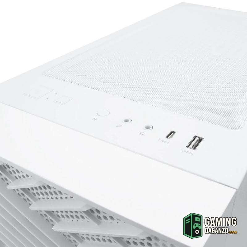 Coolbox Caja Gaming ATX GA300 GRIDLINE White-Cajas y fuentes-1 Gamingdaganzo.com