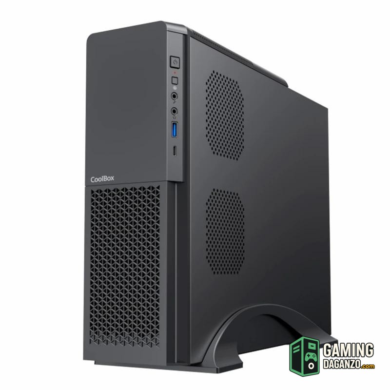 COOLBOX CAJA MATX T313 SLIM FTE.300SBZ 300W 80+BZ-Cajas y fuentes-1 Gamingdaganzo.com