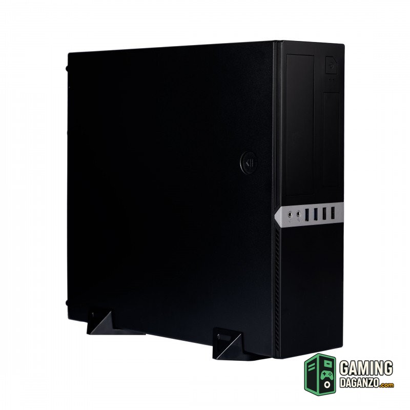 Coolbox Caja Micro-ATX SLIM Fuente 300TBZ 80+-Cajas y fuentes-1 Gamingdaganzo.com