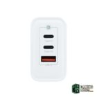 Coolbox Cargador Pared GAN 65W USB-C/USB-C/USB-A