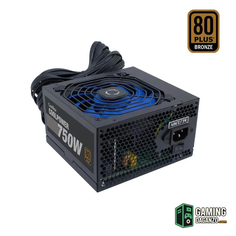 COOLBOX FUENTE ALIM. ATX COOLPOWER 750W 80+BRONCE-Cajas y fuentes-1 Gamingdaganzo.com