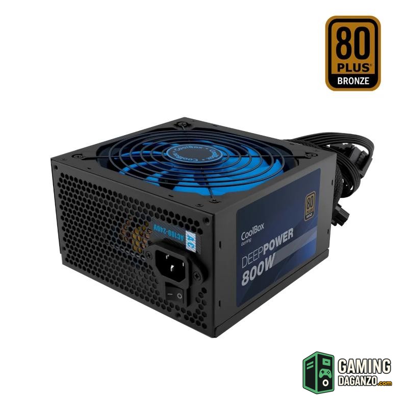 Coolbox Gaming Fuente Alimentacion 800w 80+ bronz-Cajas y fuentes-1 Gamingdaganzo.com