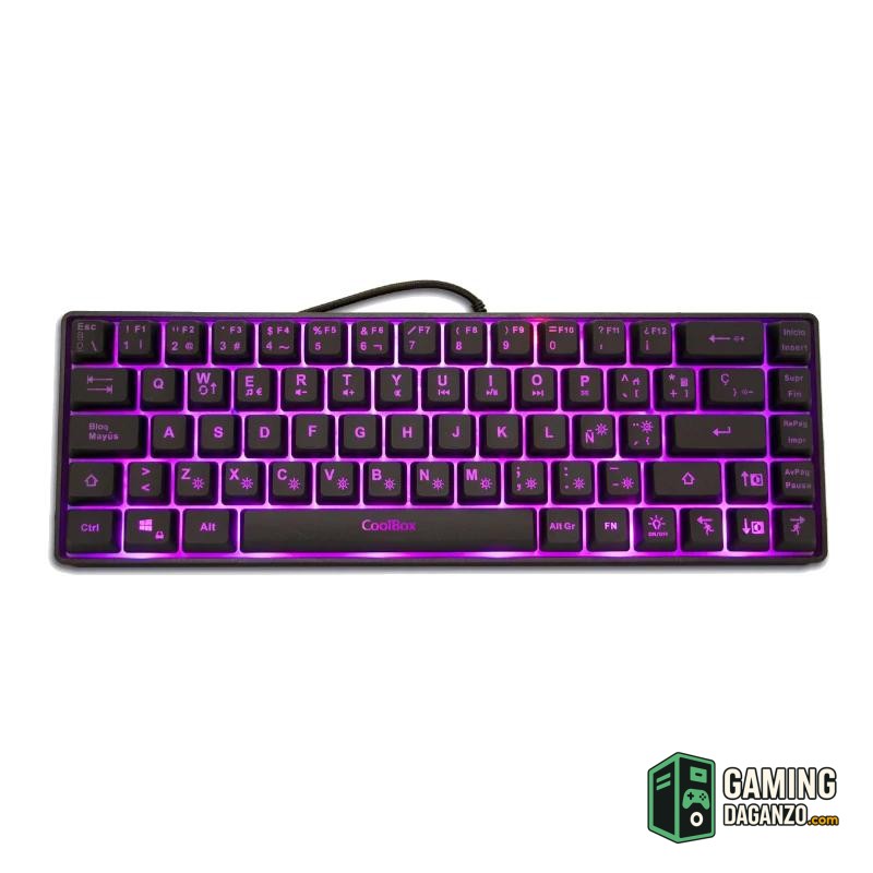 Coolbox Gaming Teclado KEY65 RGB-Teclados y ratones-1 Gamingdaganzo.com