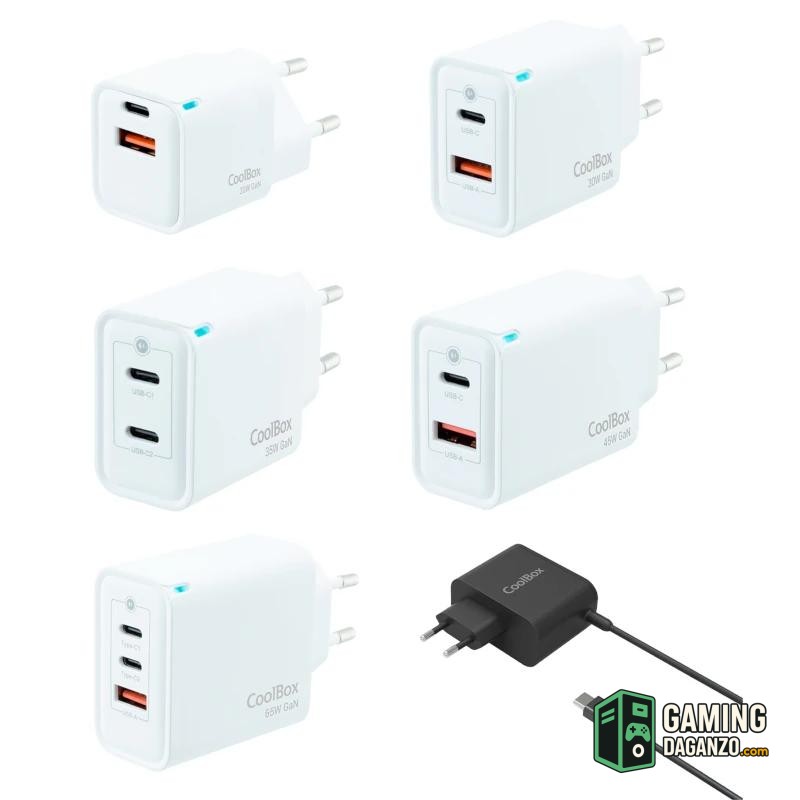 COOLBOX PACK 18 CARGADORES GAN + EXPOSITOR